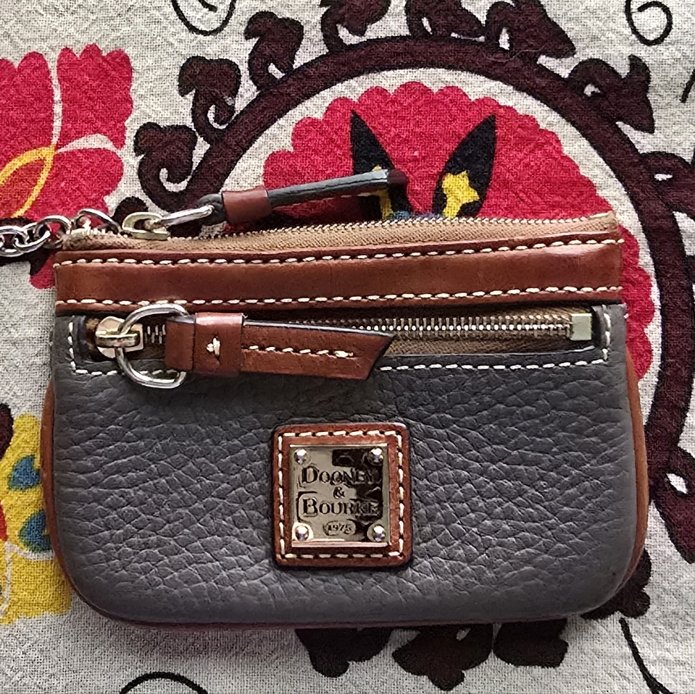 Dooney & Bourke Pebble Grain Small Coin Case
